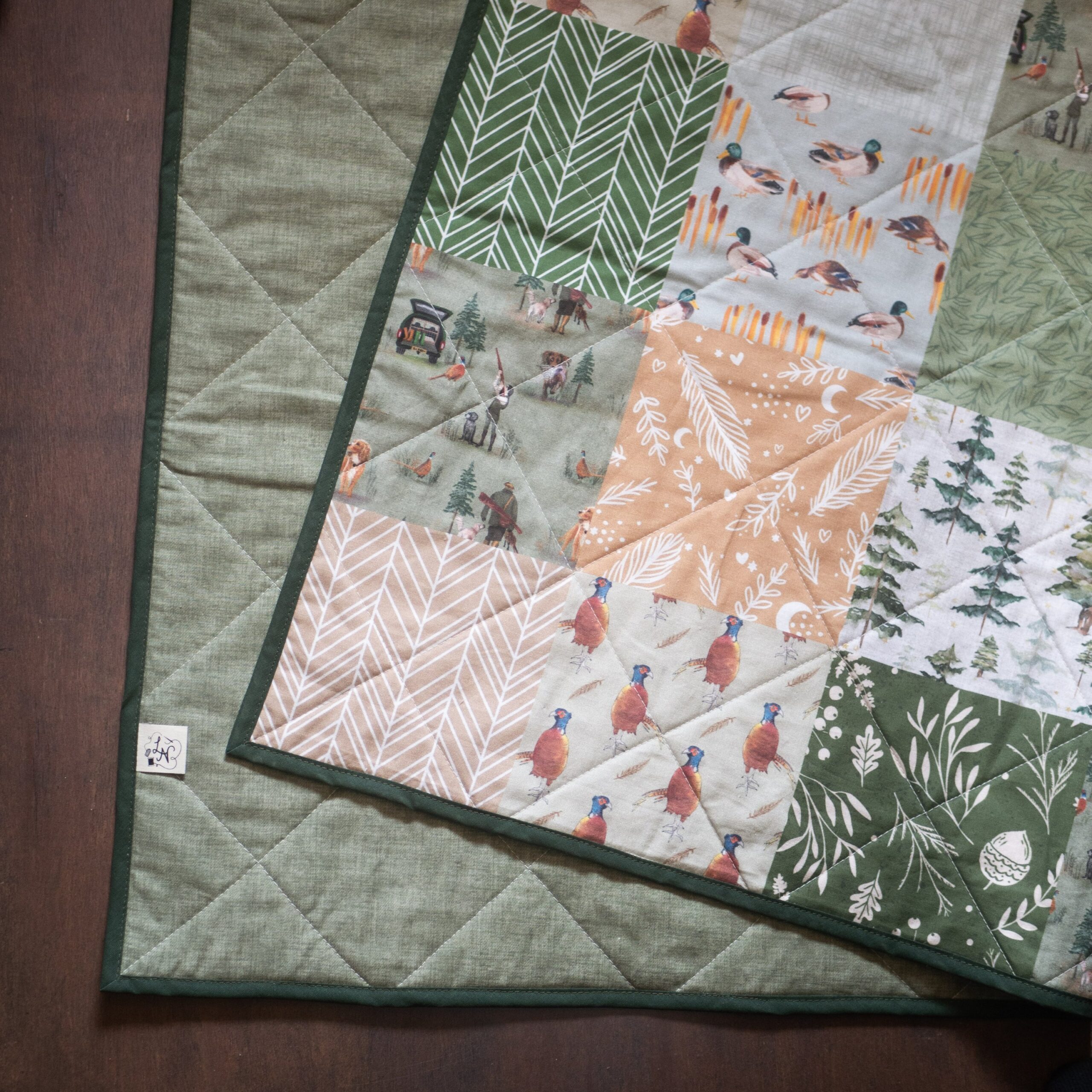 'Gundog' Printed Quilt