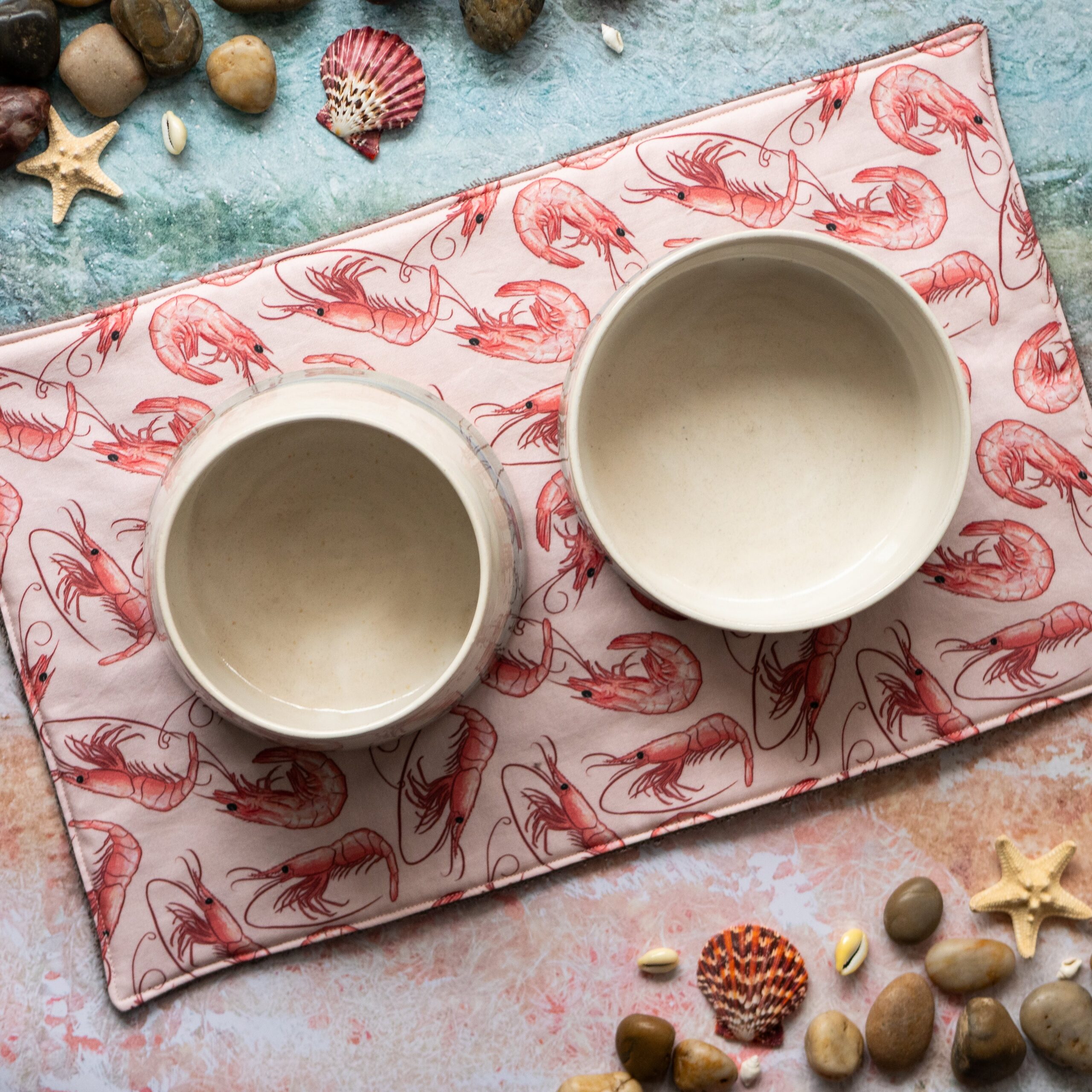 'Shrimp' Dog Bowl Place Mat
