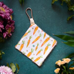 'Carrots' Mini Hand Cloth