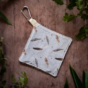 'Pheasant Feathers' Mini Hand Cloth
