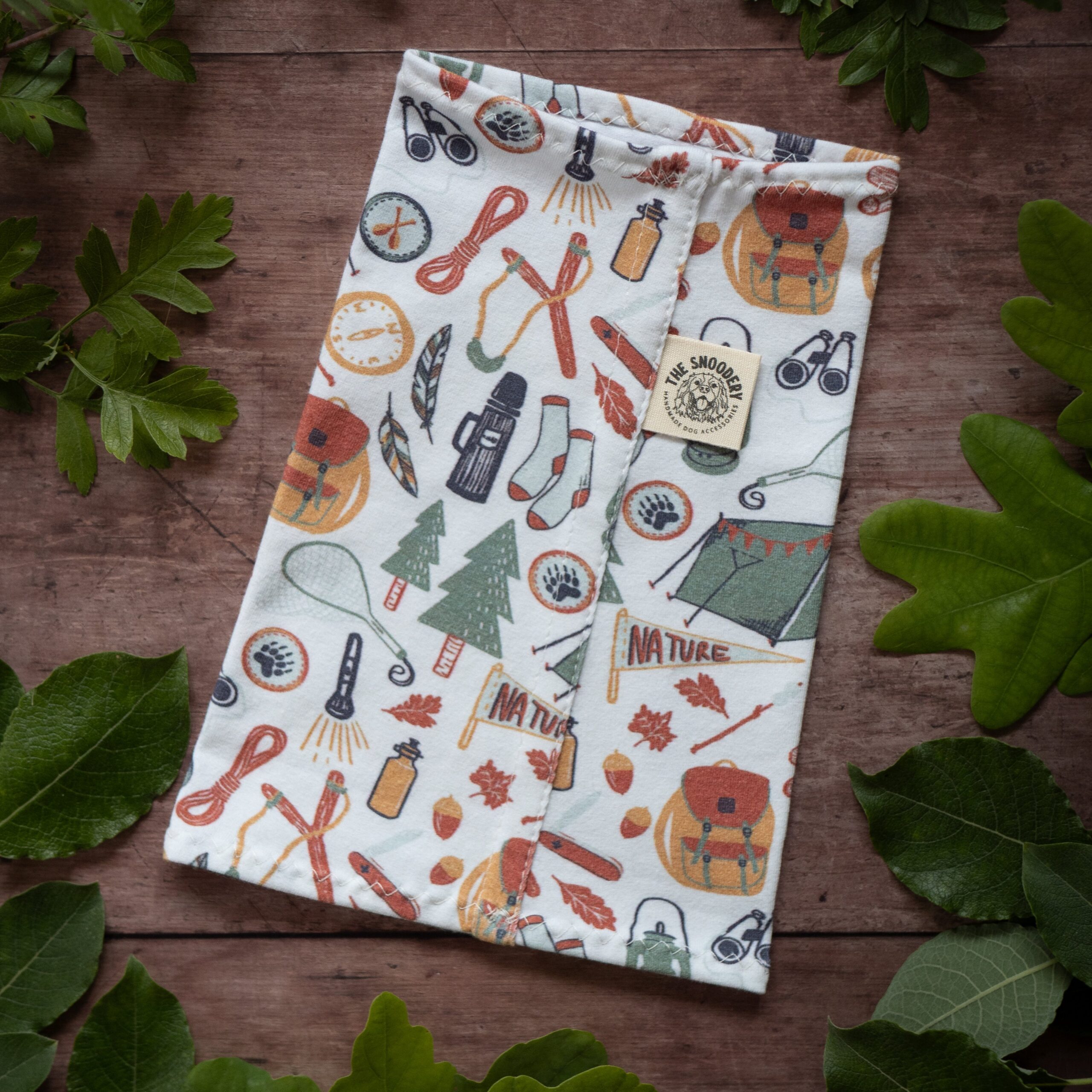 'Camping' Food Snood for Dogs