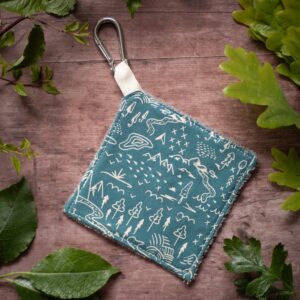 'Woodland Map' Mini Hand Cloth