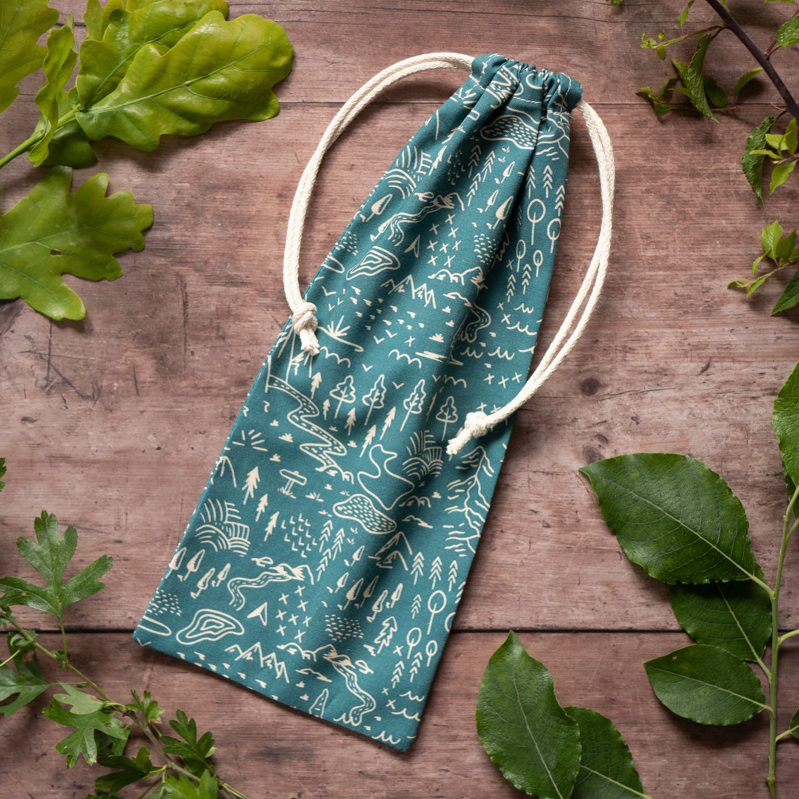 'Woodland Map' Chew Bag
